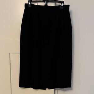Talbots Classic Black Pencil Skirt